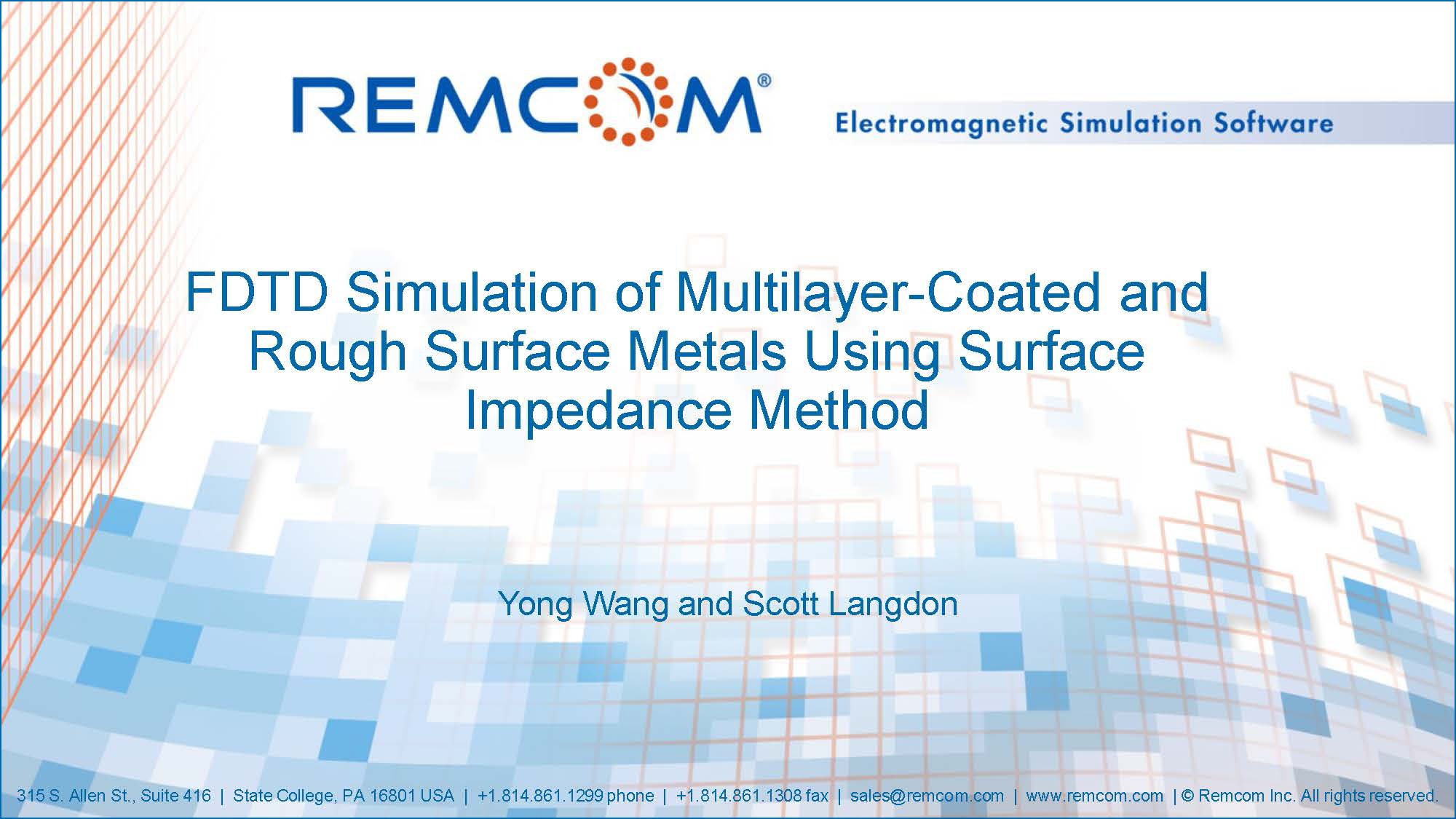 Remcom_ArbitrarilyShapedThinResistiveSheet_Presentation_ACES2019_thumb