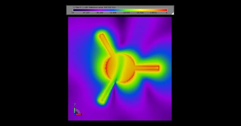 使用 XFdtd 图像分析铁氧体环流器