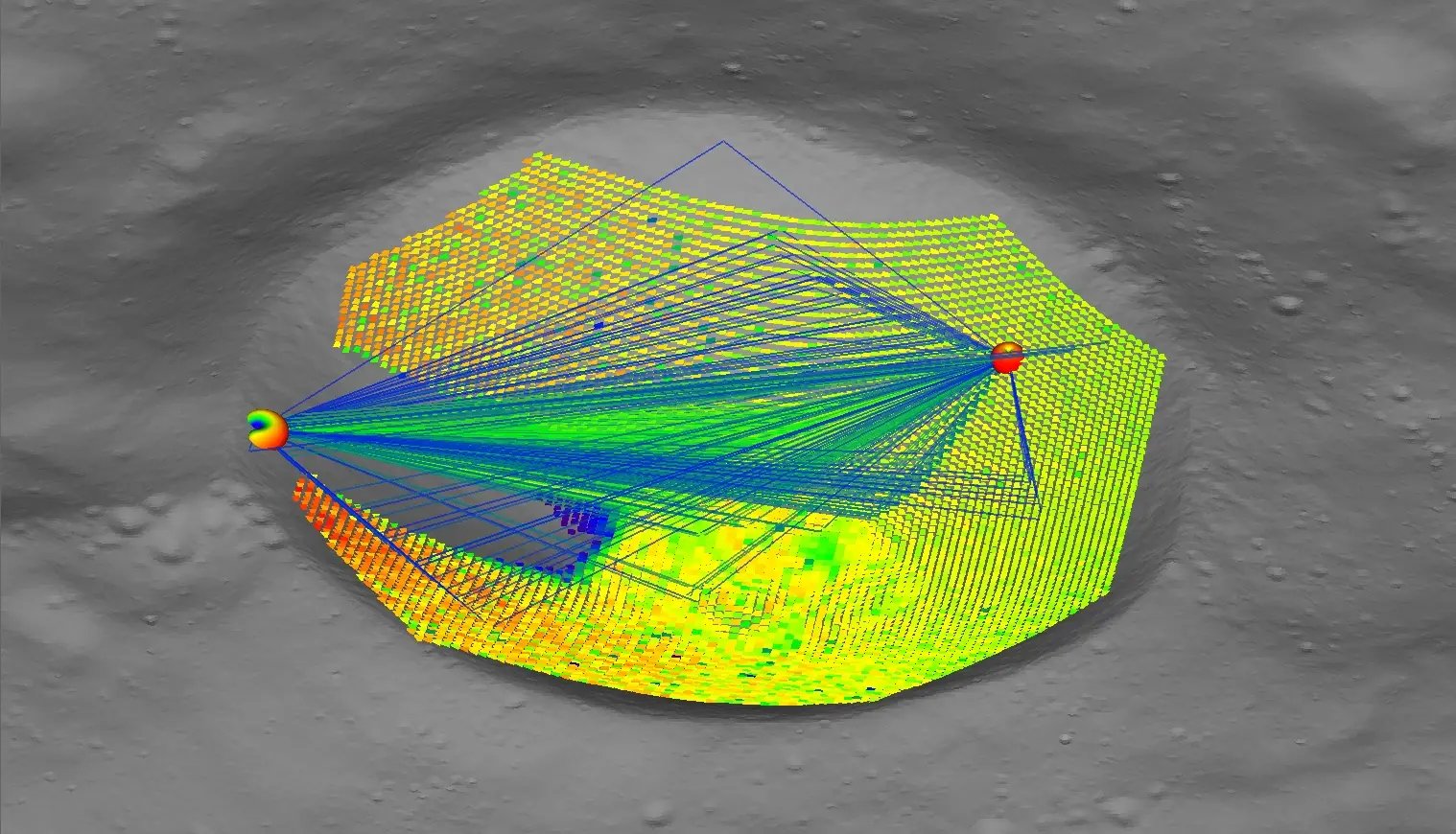 环形山覆盖和多路径