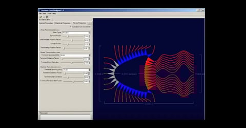 在 Rotman Lens Designer (RLD) 中调整微带透镜以及导入 XFdtd 图像的选项